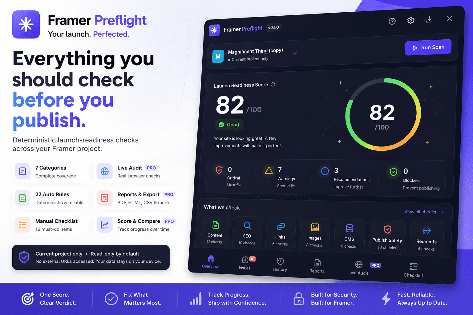 Framer Preflight
