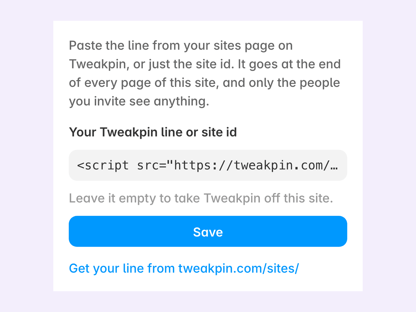 Tweakpin