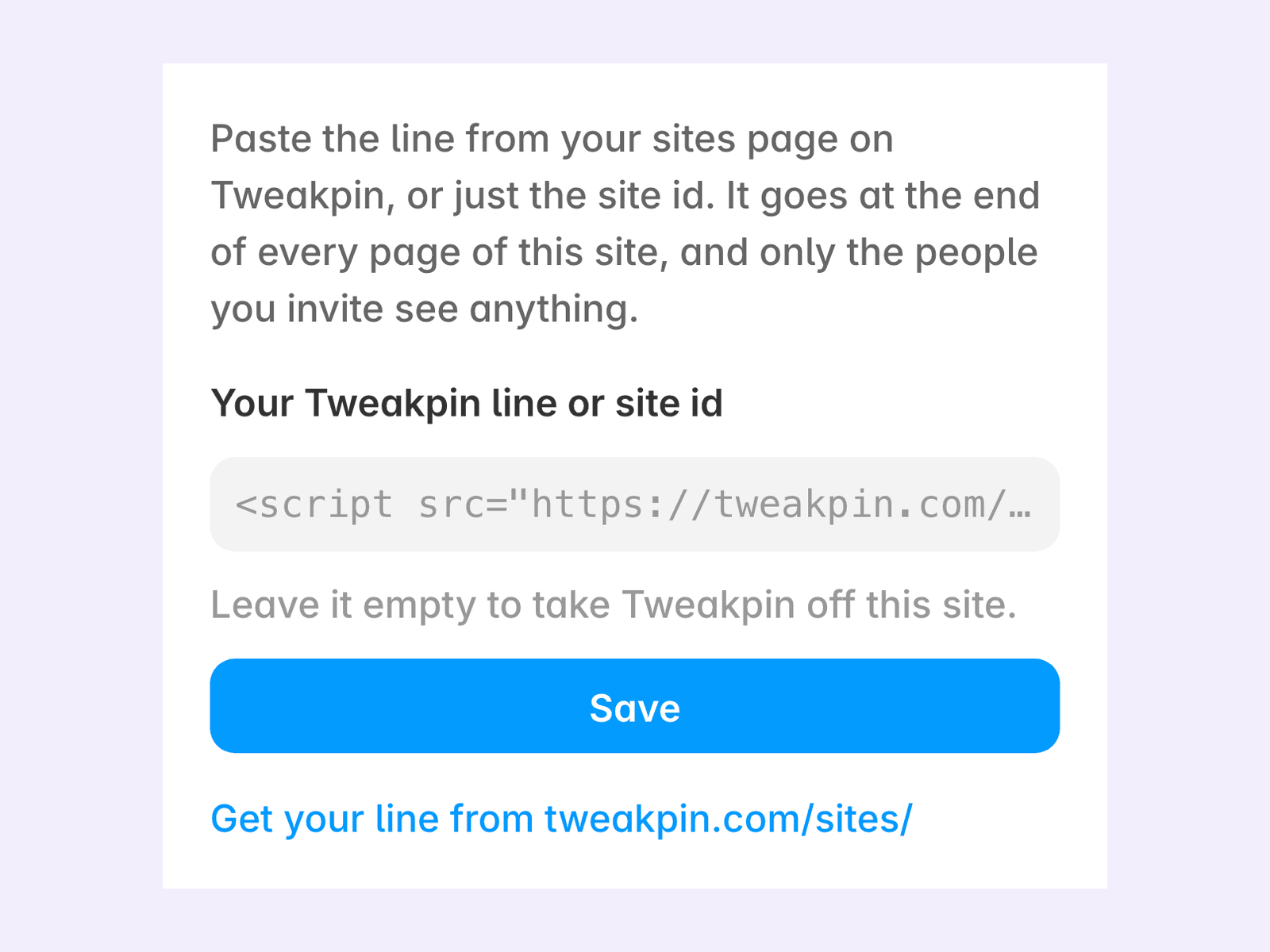 Tweakpin