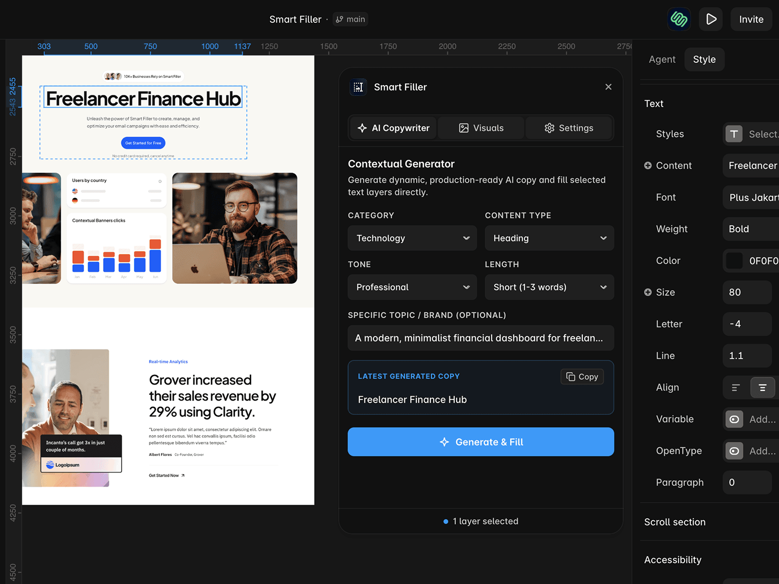 Smart Filler