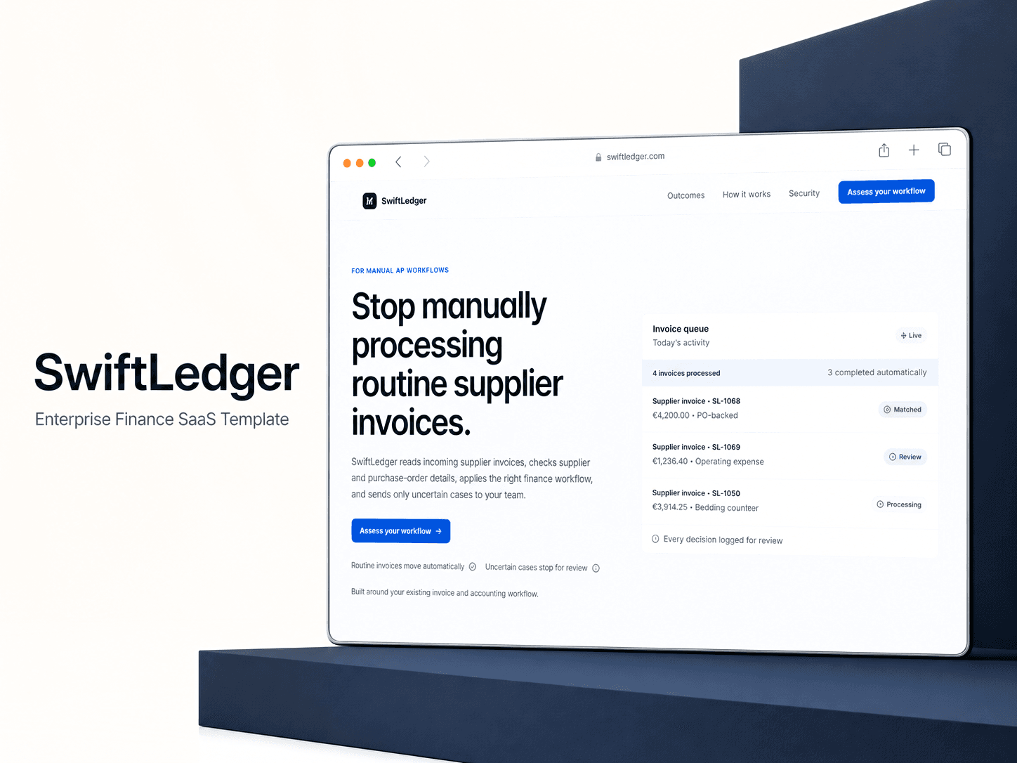 SwiftLedger Finance