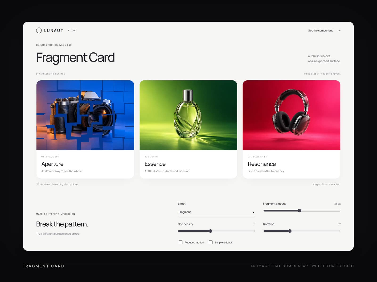 Fragment Card