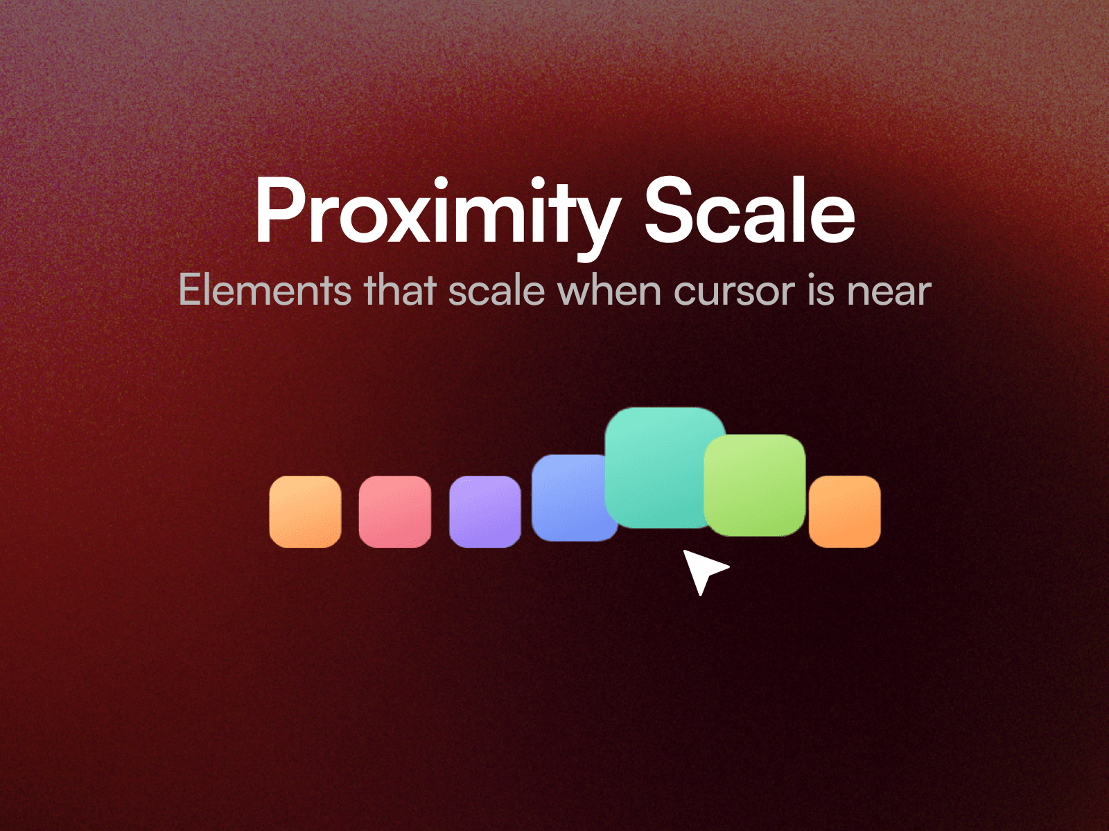 Proximity Scale