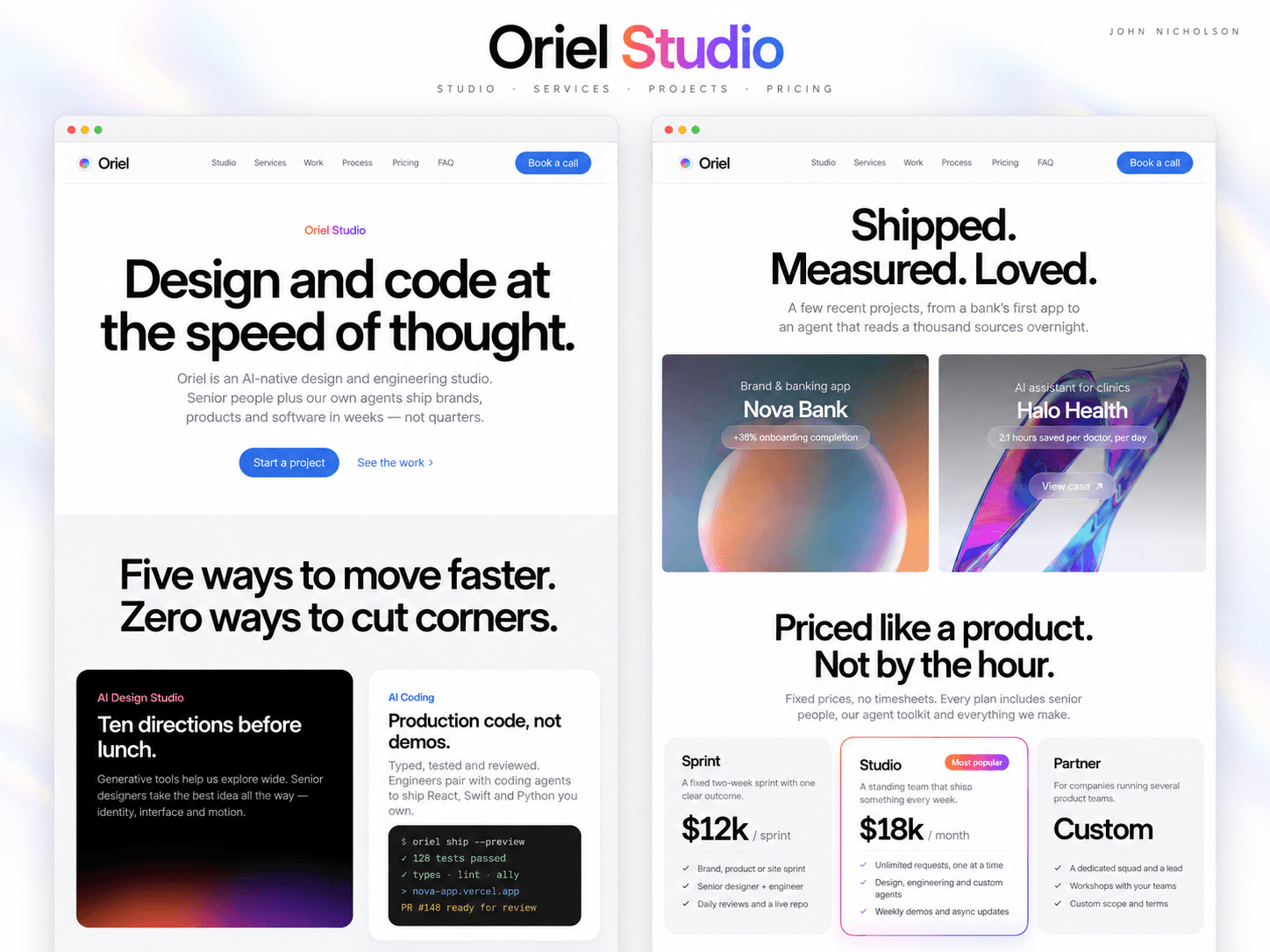 Oriel Simple Studio