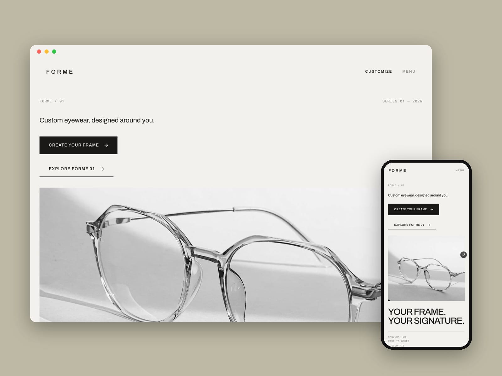 Eyewear Studio Site