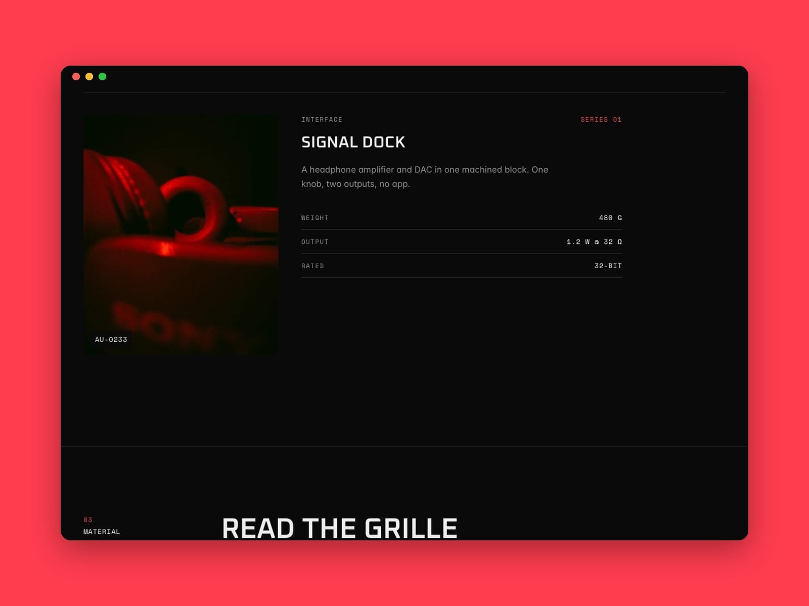 Headphone Brand Site