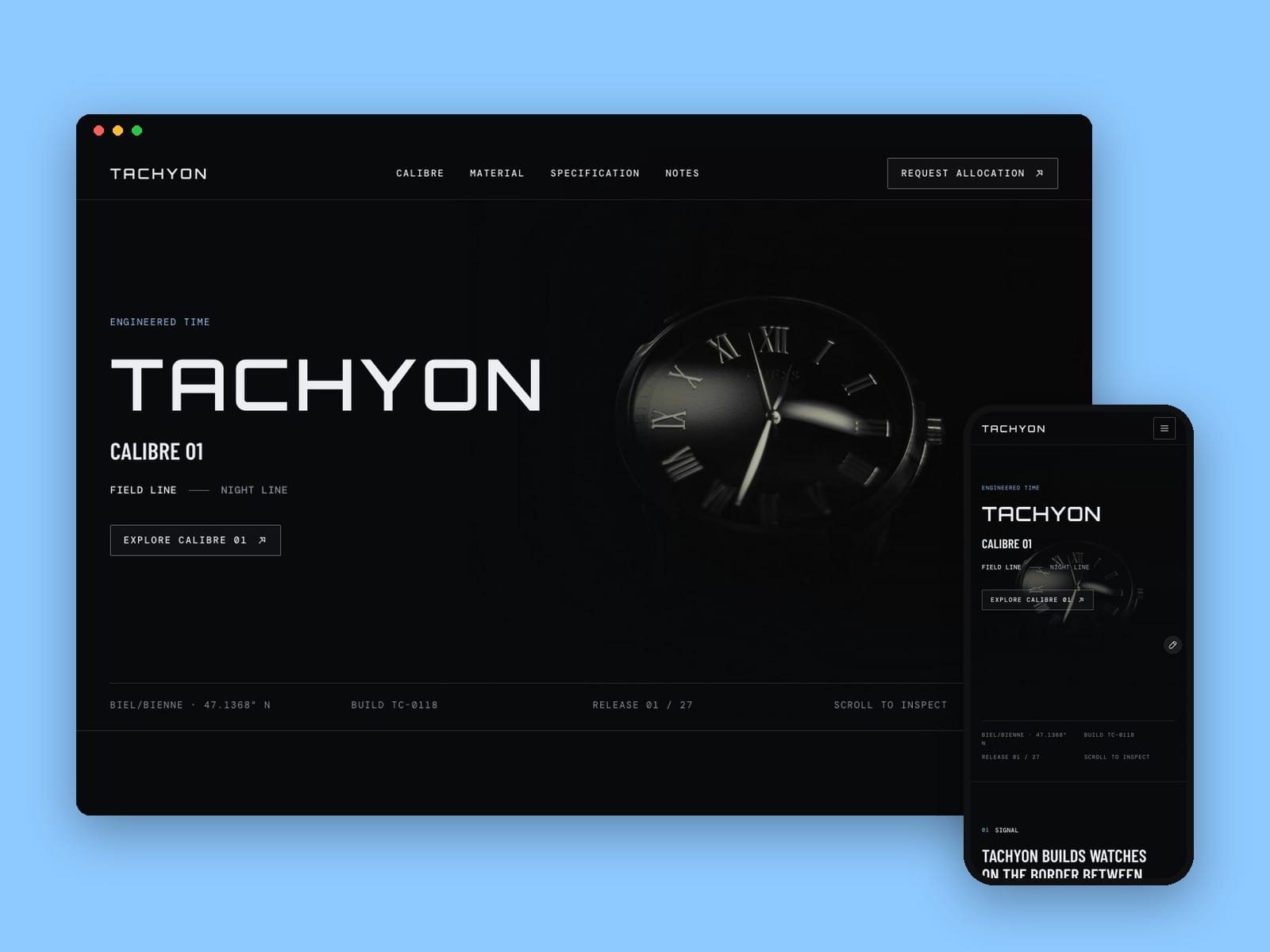Watch Brand Site