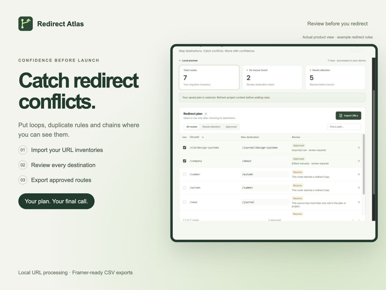 Redirect Atlas