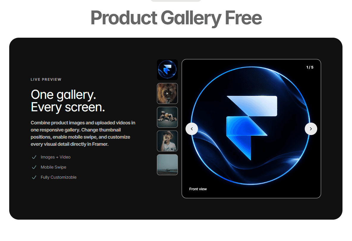 Product Gallery Free