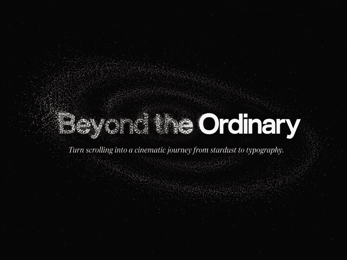 Galaxy Text Morph