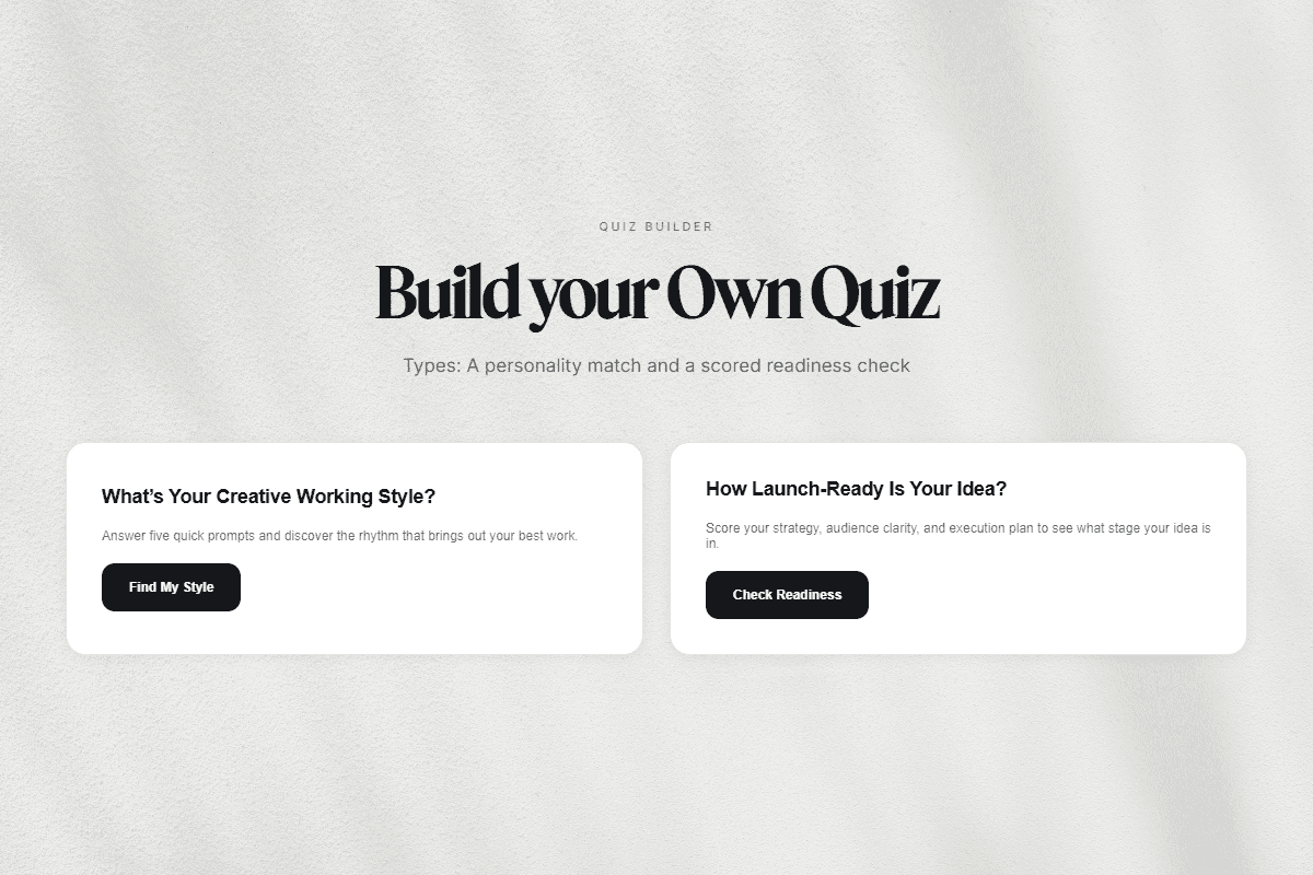 Quiz Builder Pro