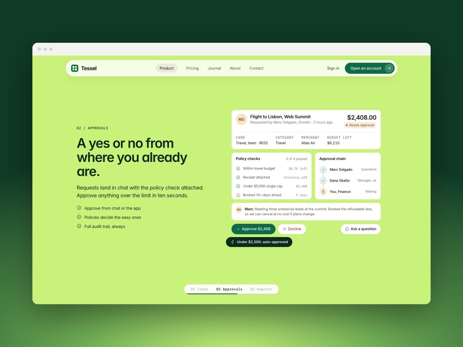 Tessel Finance
