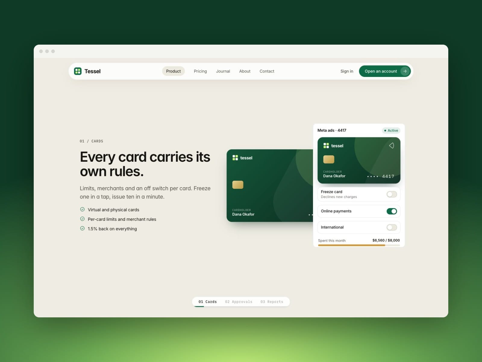 Tessel Finance