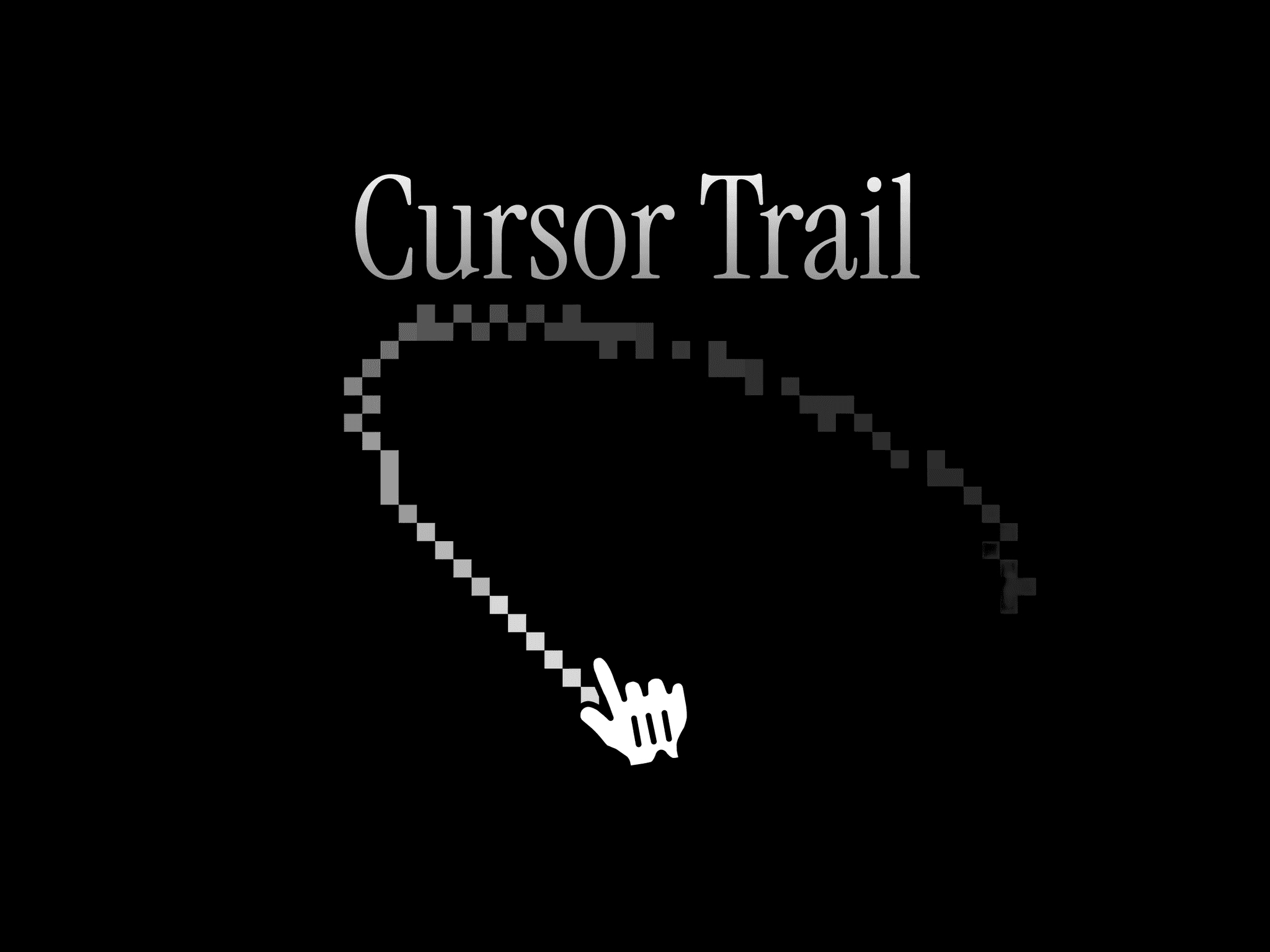 Cursor Dither Trail