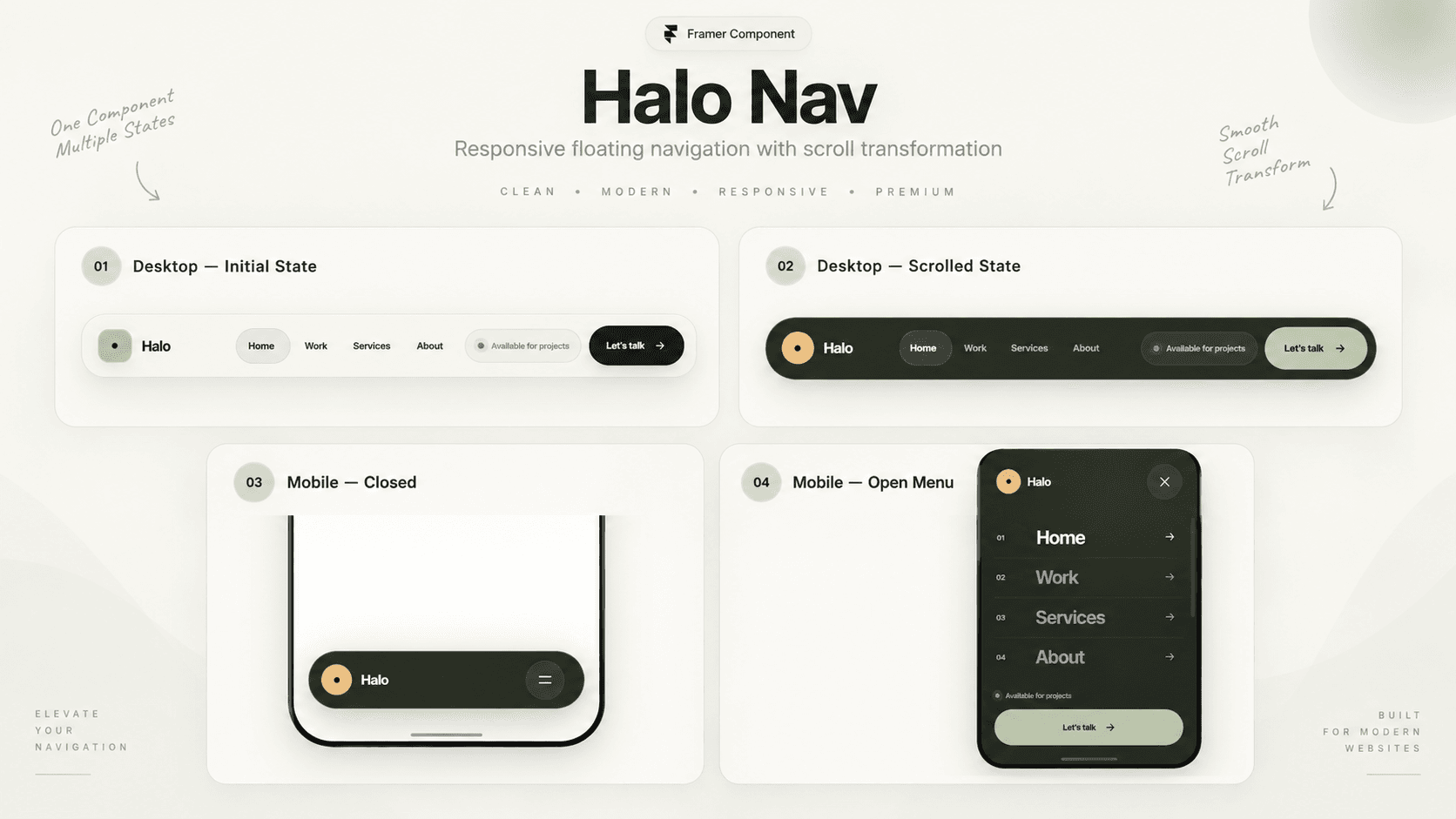 Halo NavBar