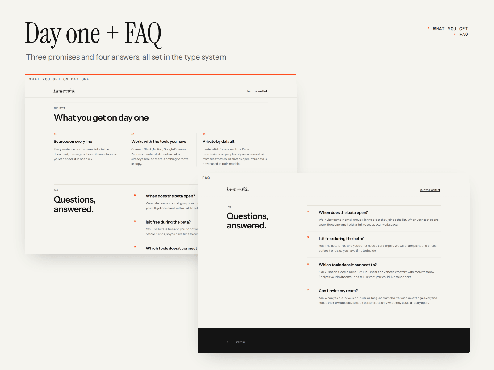 Footnote Waitlist