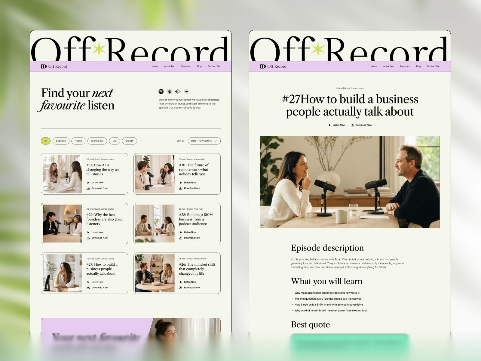 Off Record