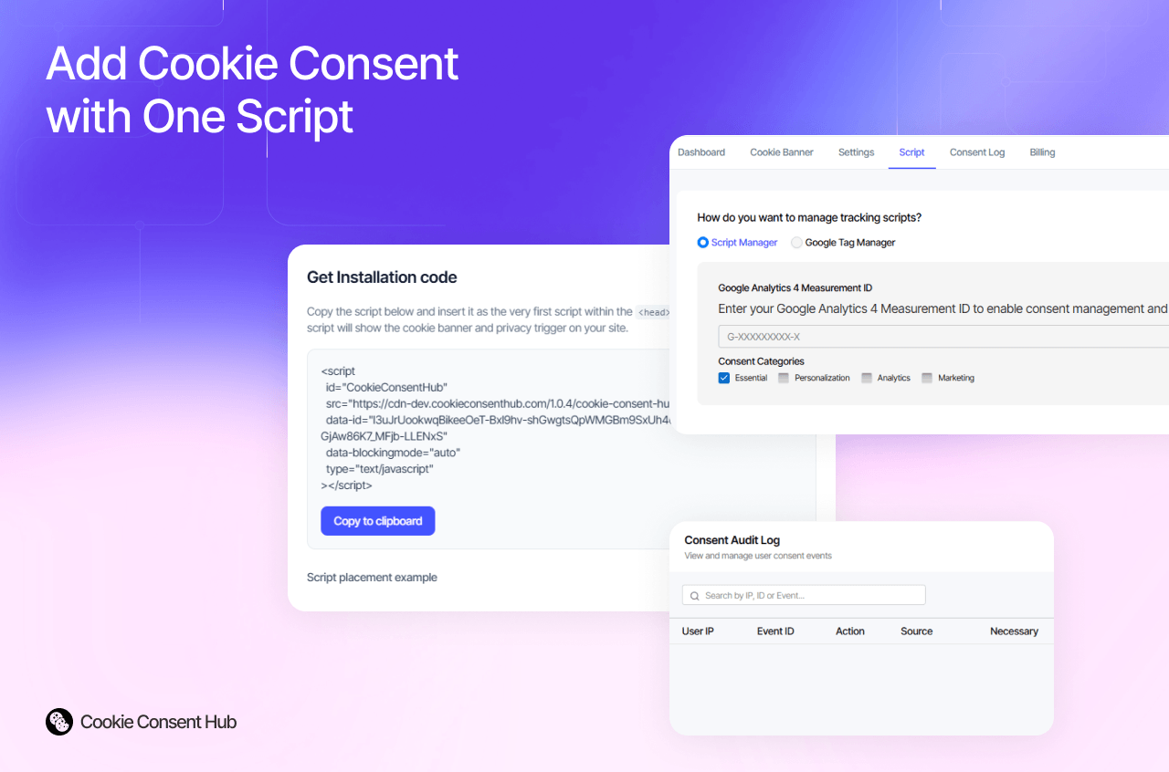 Cookie Consent Hub