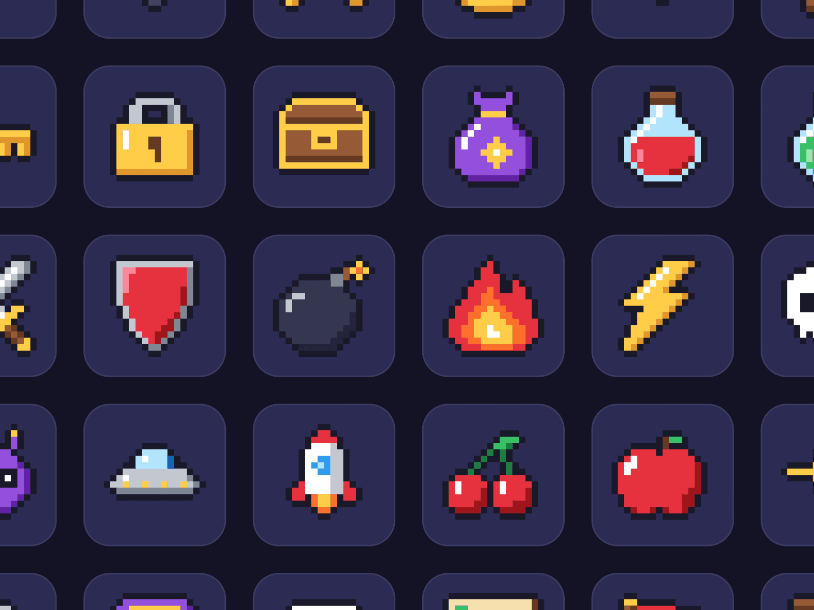 Gamer Pixel Icons