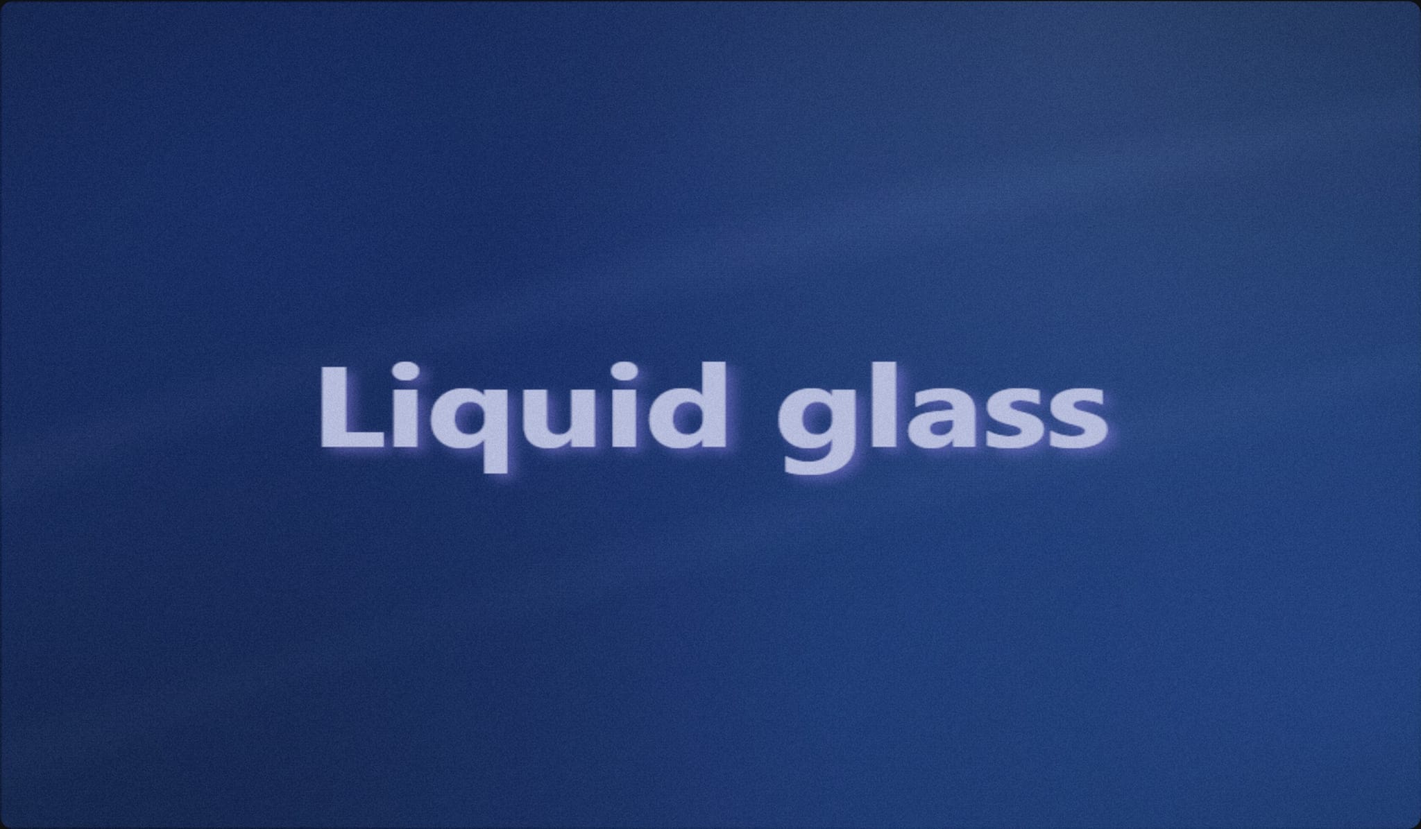 Liquid Glass Ripple