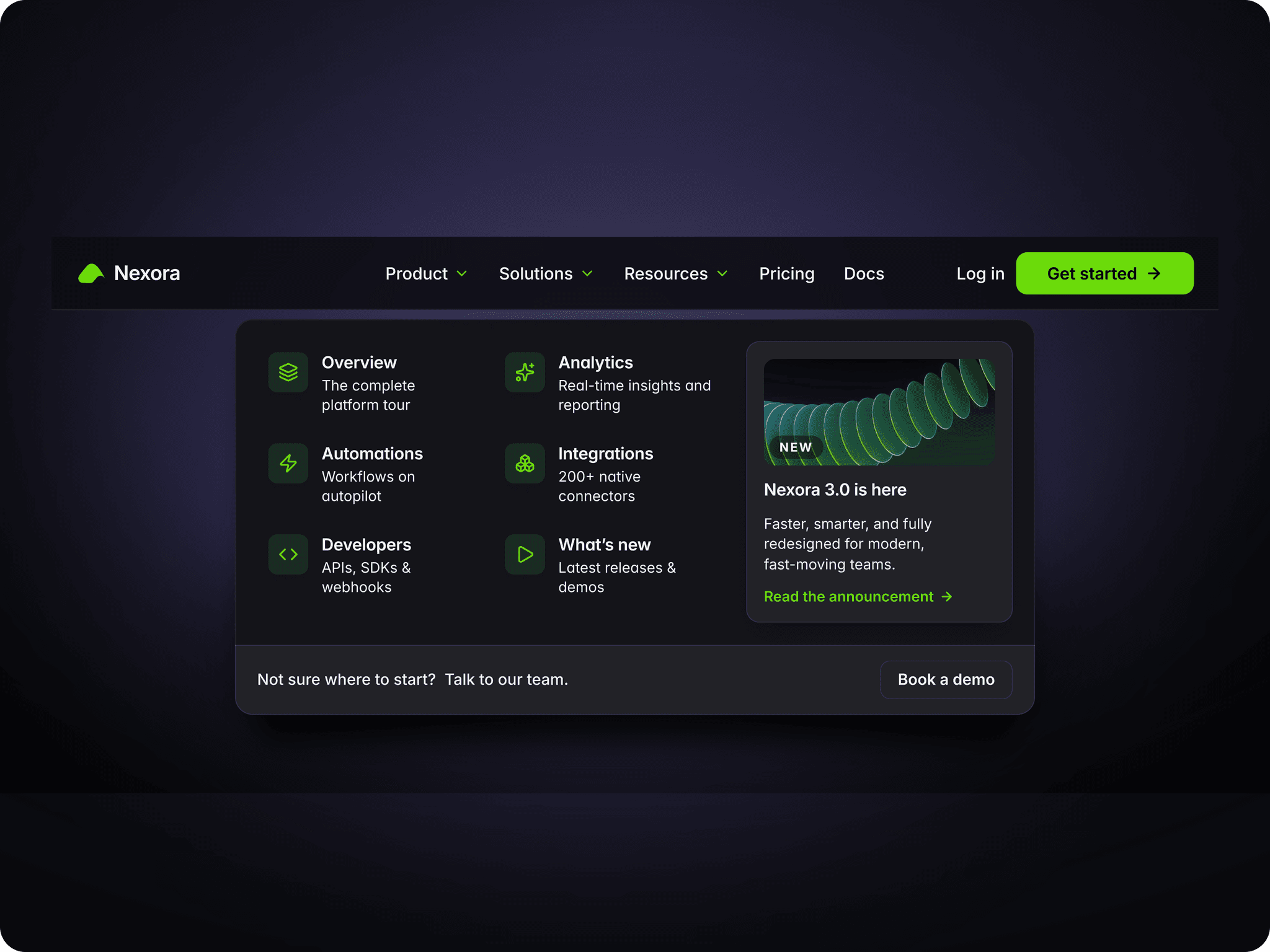 SaaS Navigation
