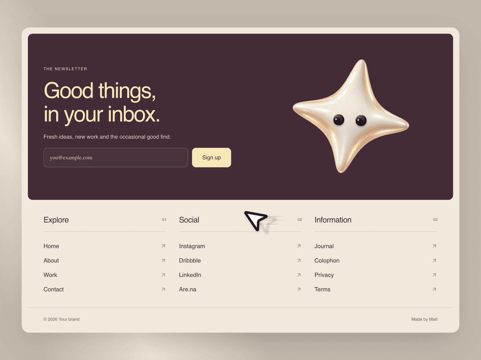 Interactive Footer 5