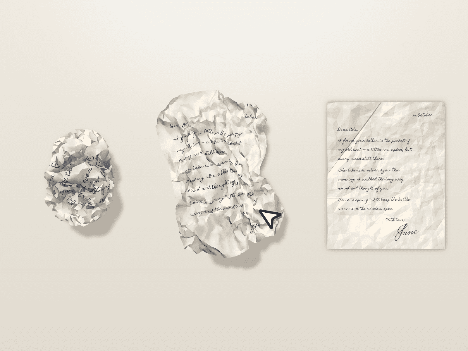 CrumpledPaper Reveal