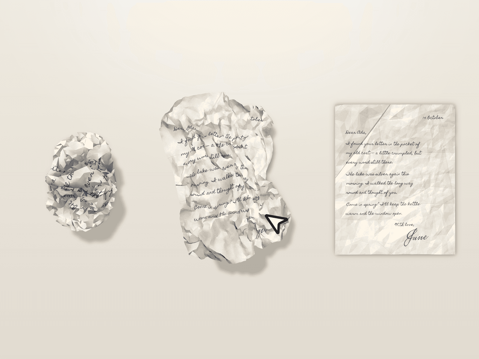 CrumpledPaper Reveal