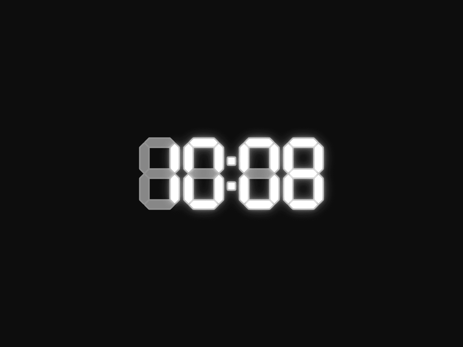 Glow Clock