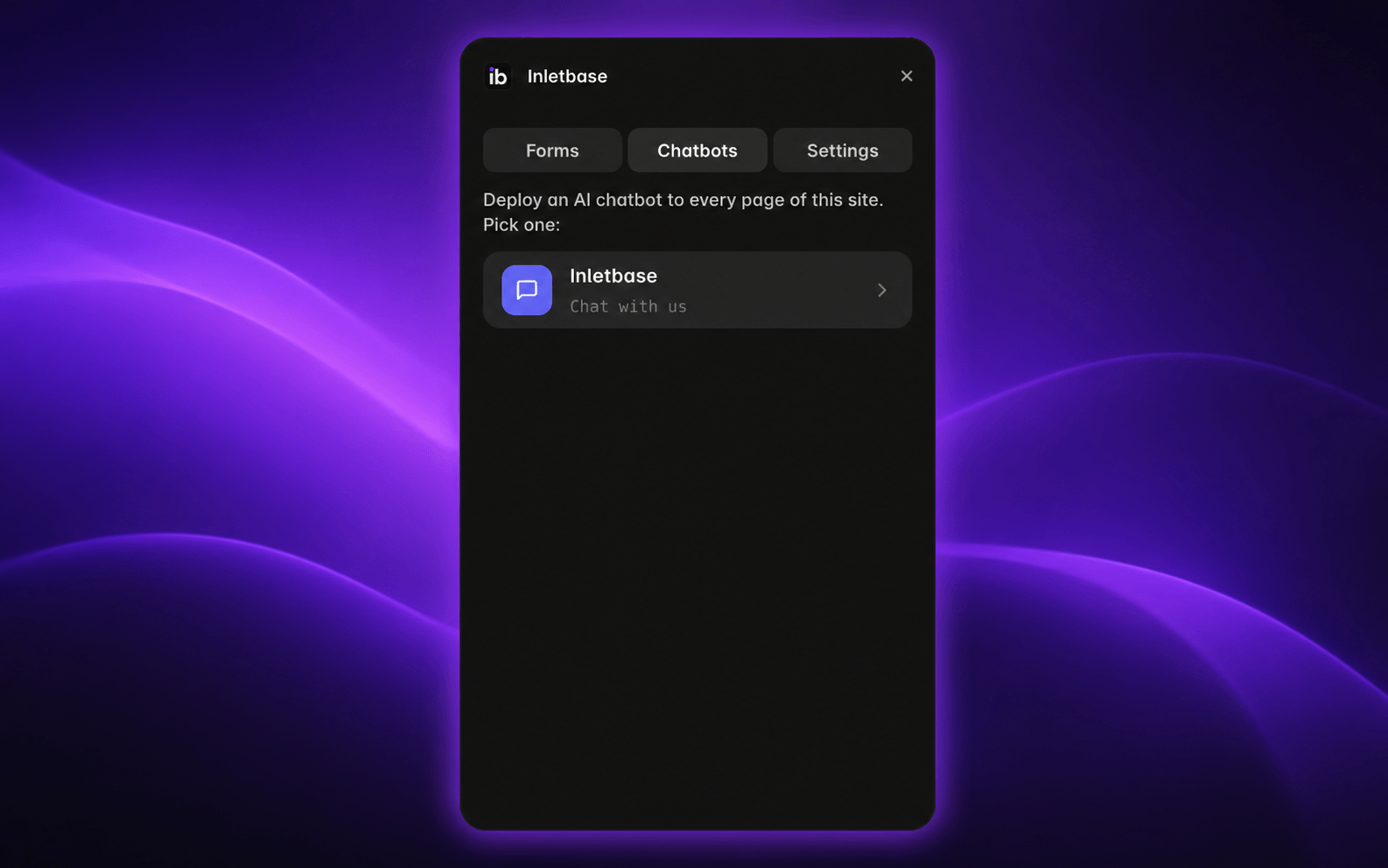 Inletbase