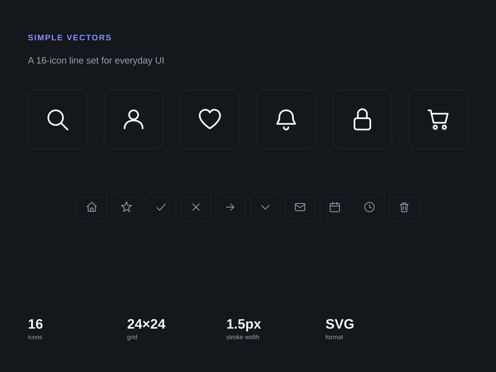 Vector Simple Set