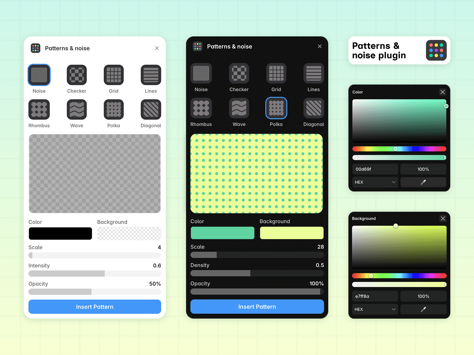 Patterns & noise