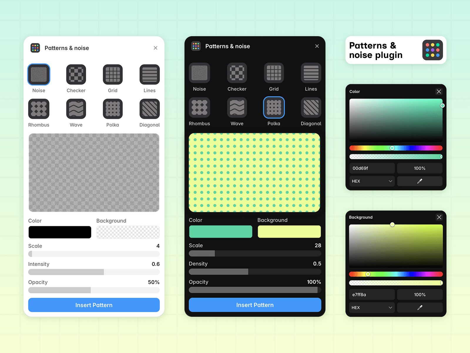 Patterns & noise