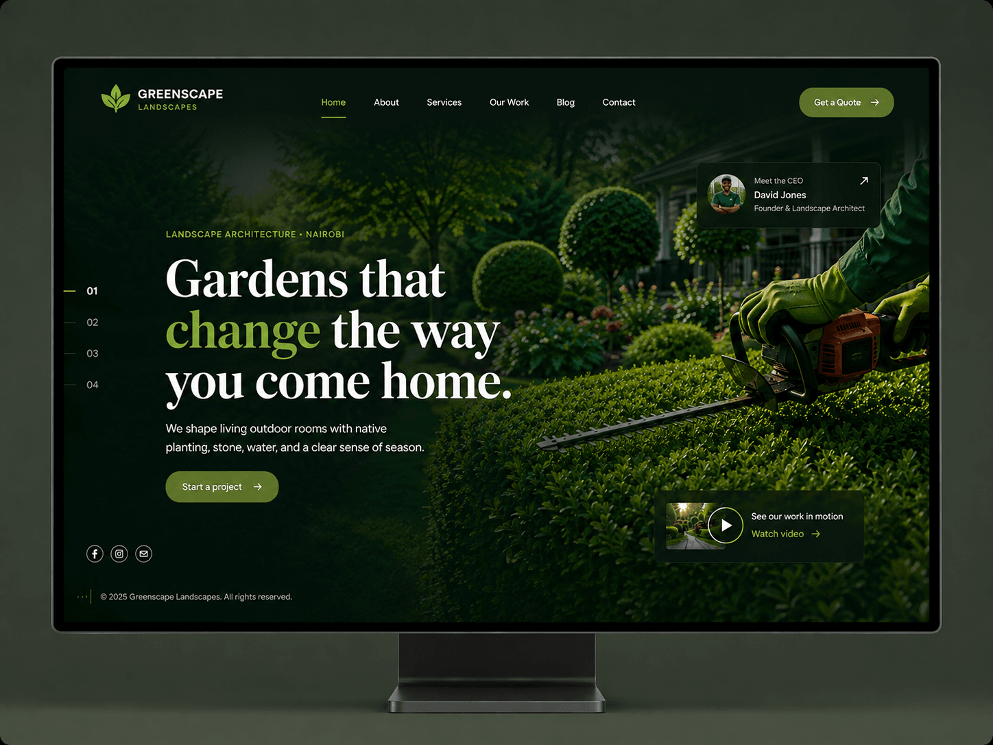Landscapers Website