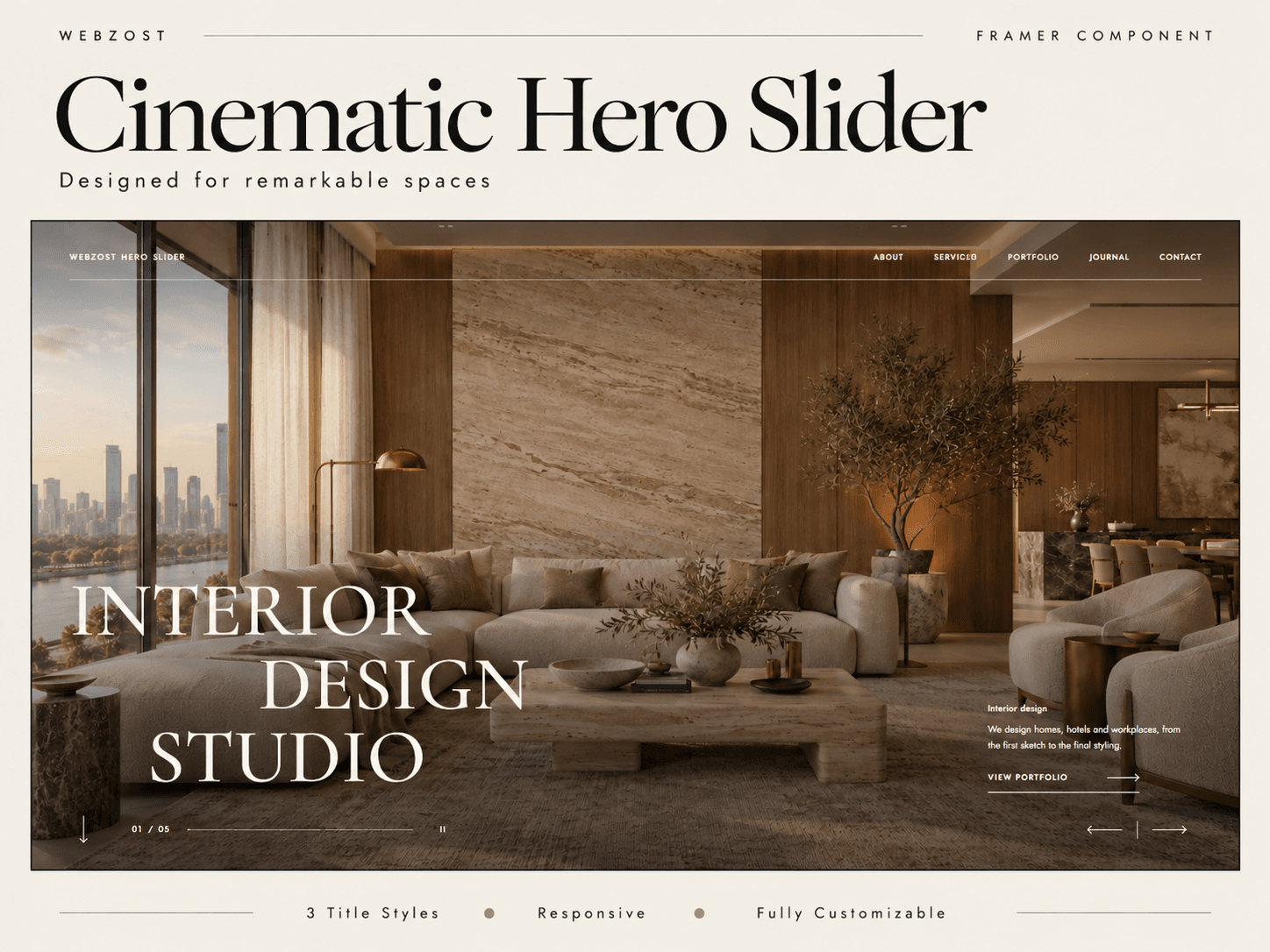 Webzost Hero Slider