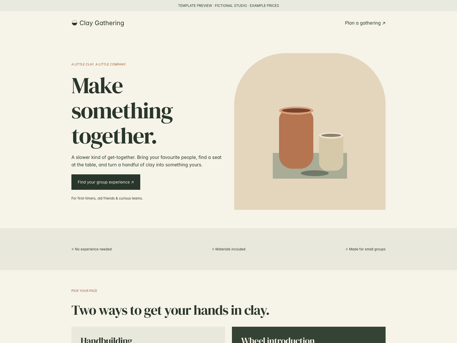 Clay Gathering