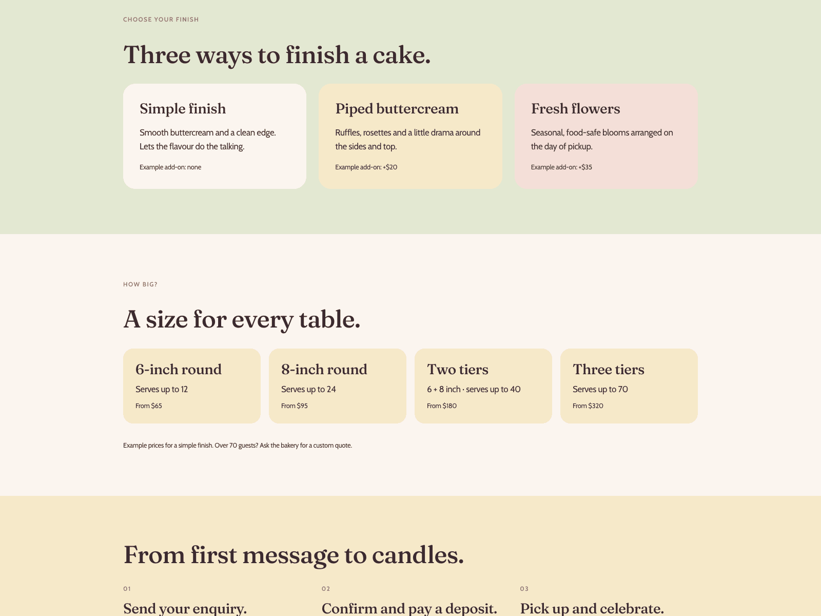 Little Crumb Cakes