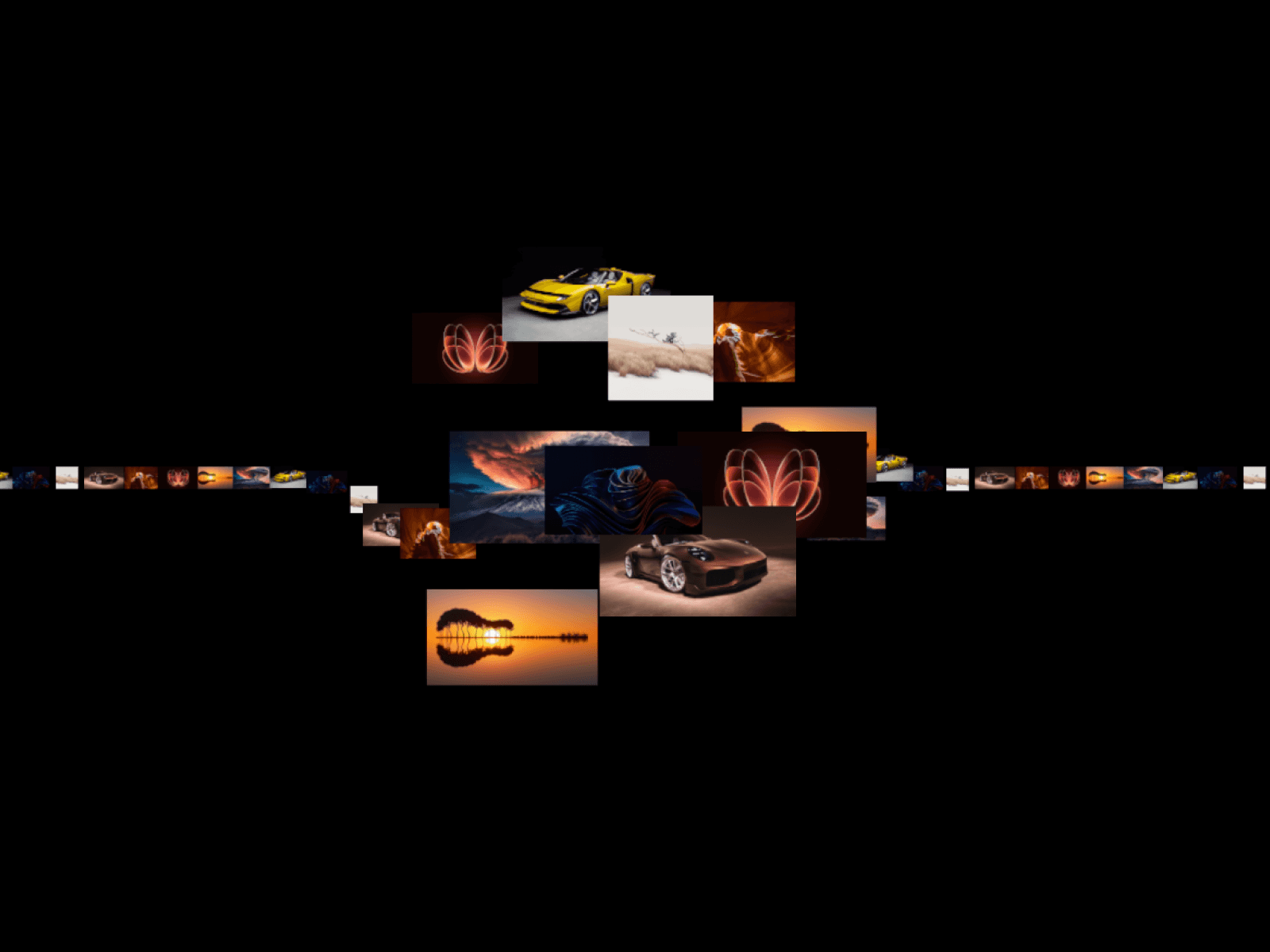 WebGL Image Ribbon