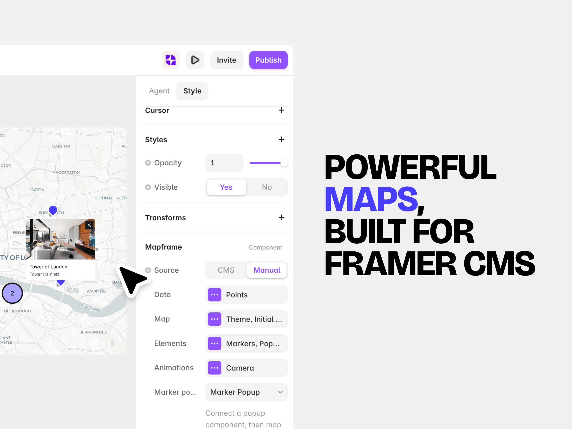 Mapframe