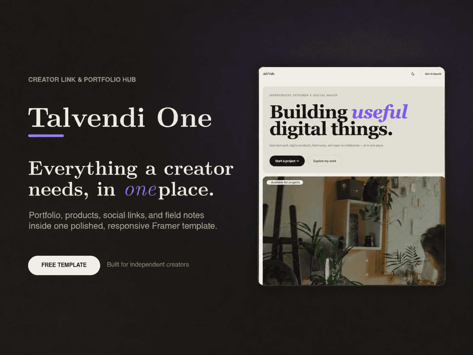 Talvendi One