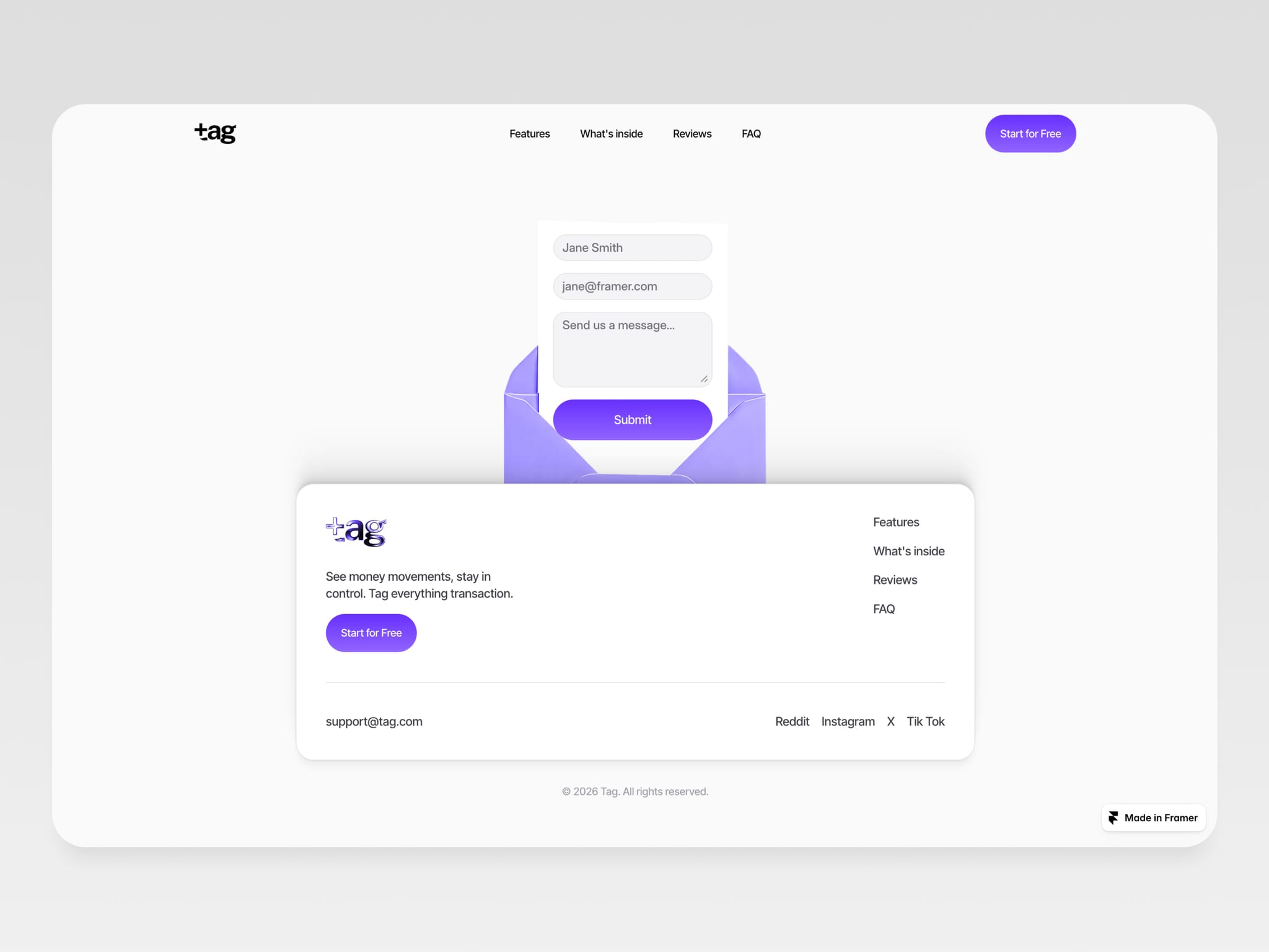 Tag - Record Keeping