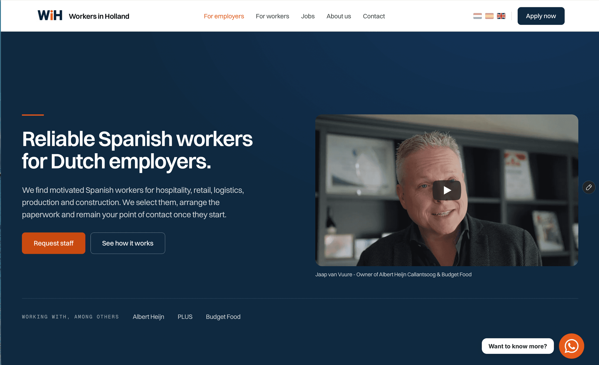 Workers in Holland