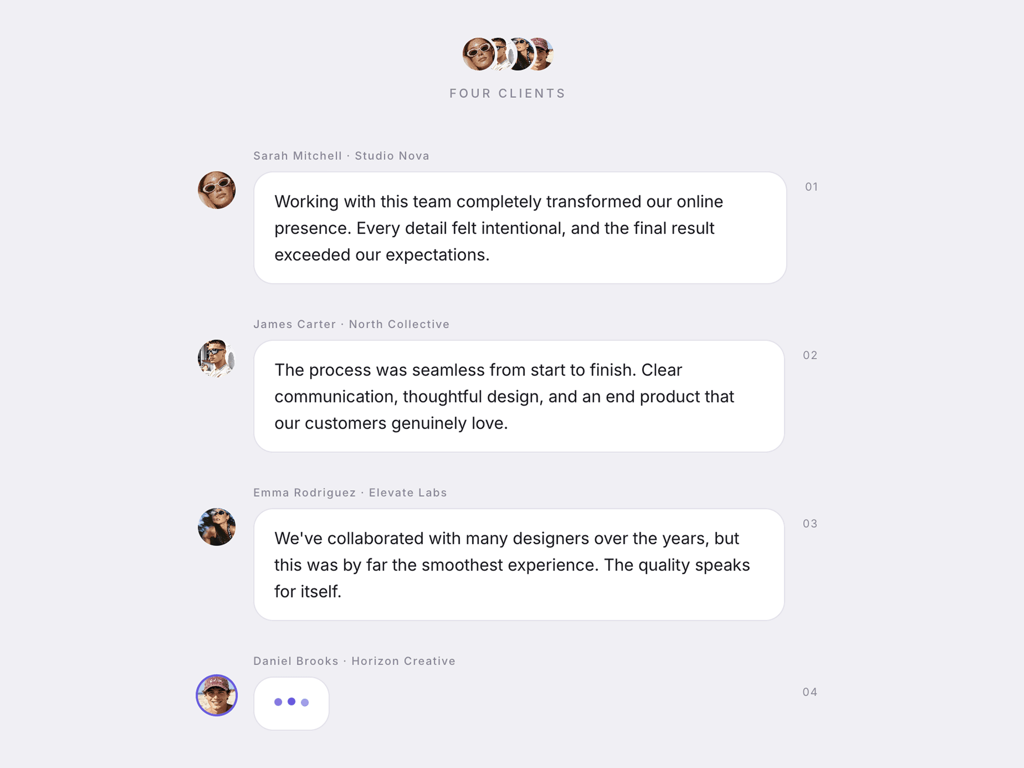 Chat Testimonial Pro