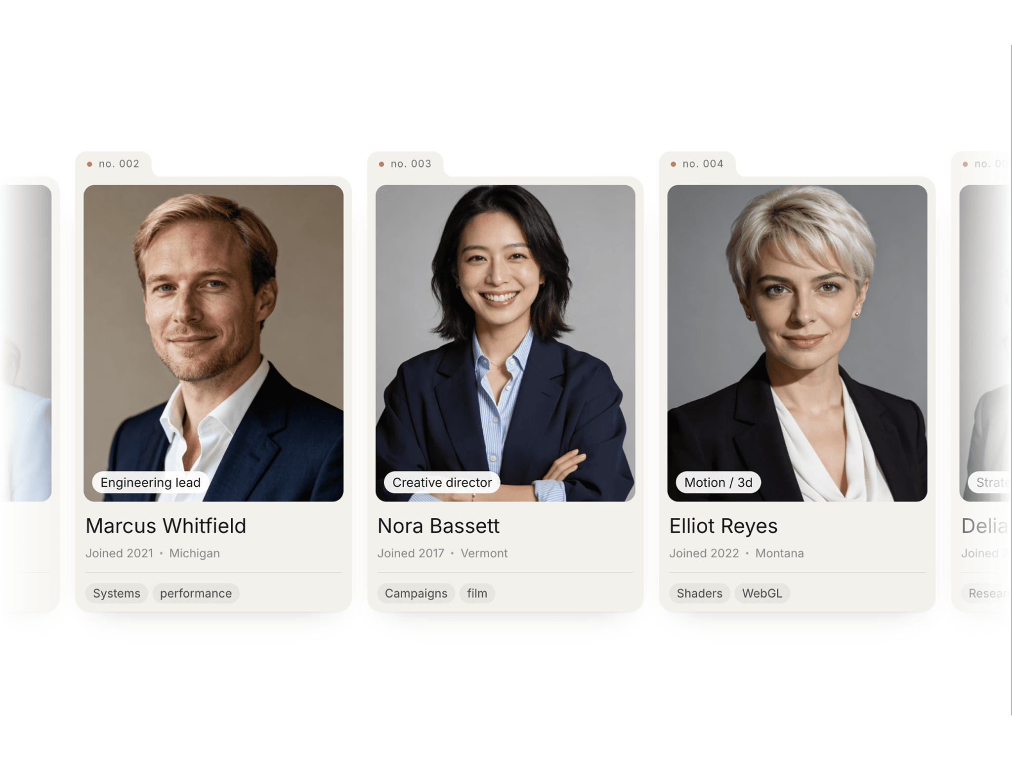 Index Team Carousel