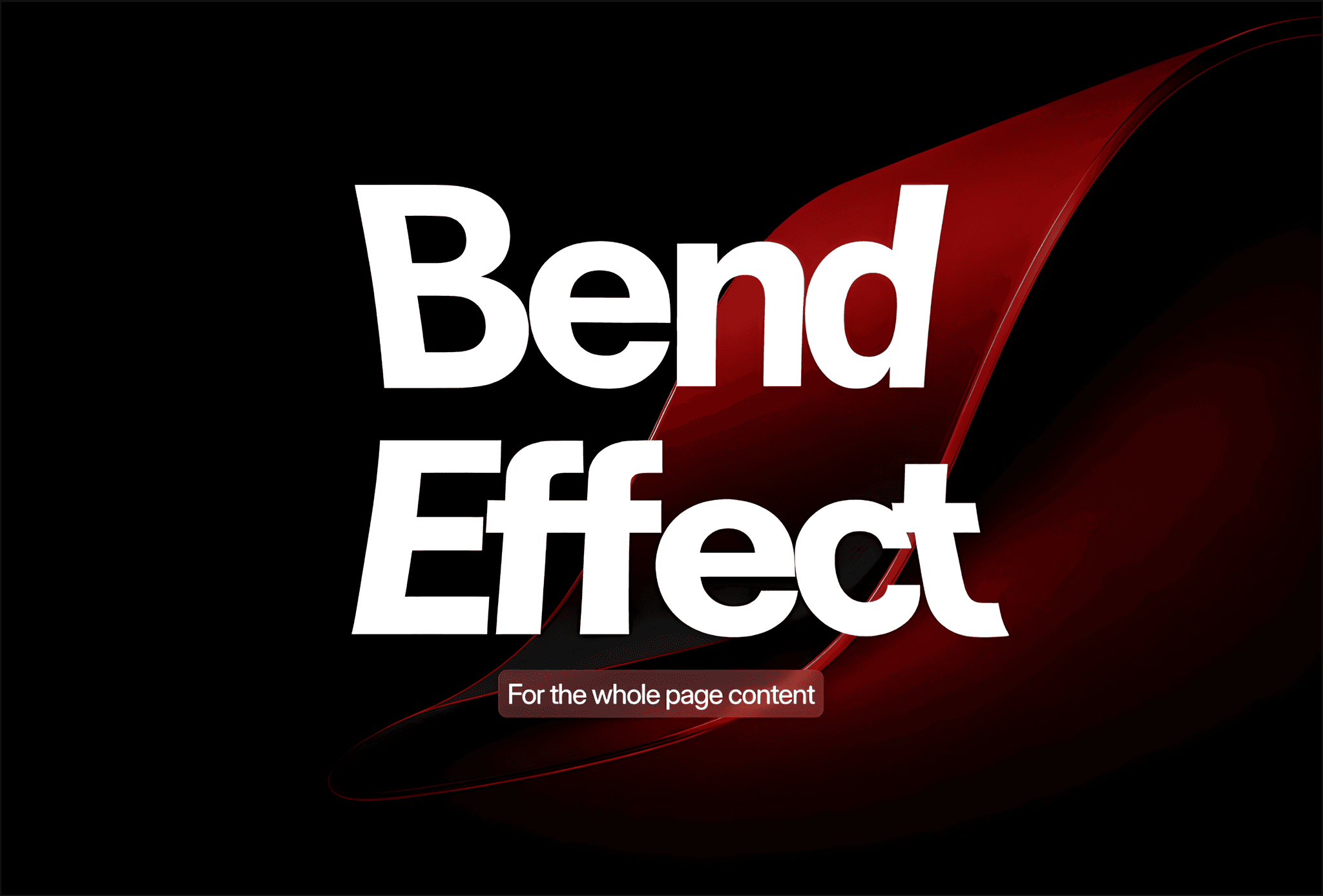 3D Bend Effect
