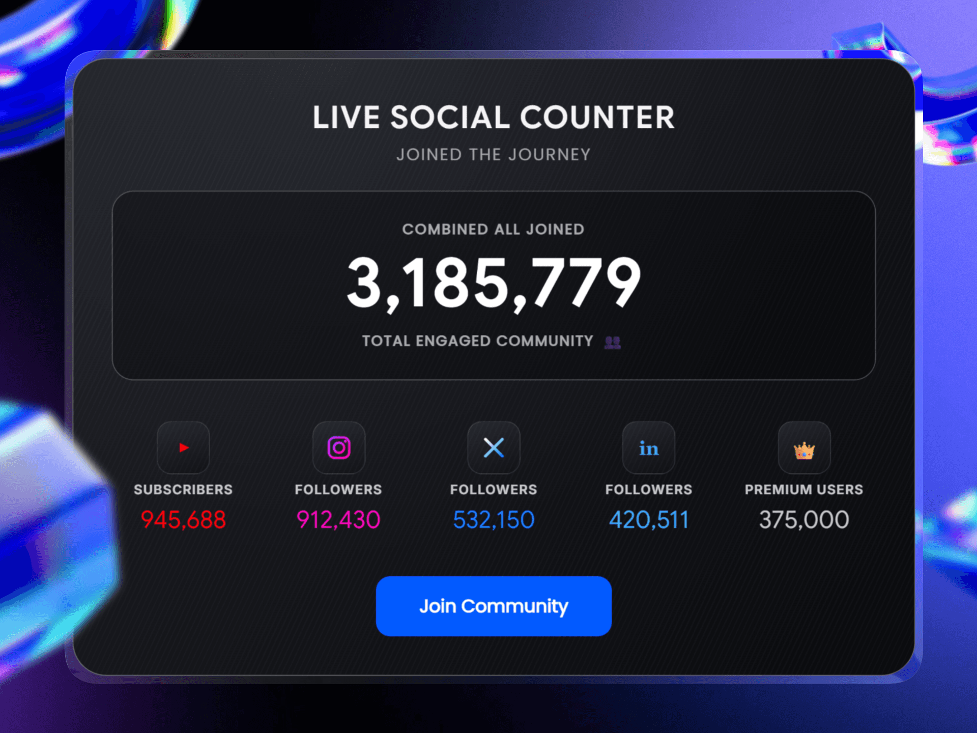Live Social Growth