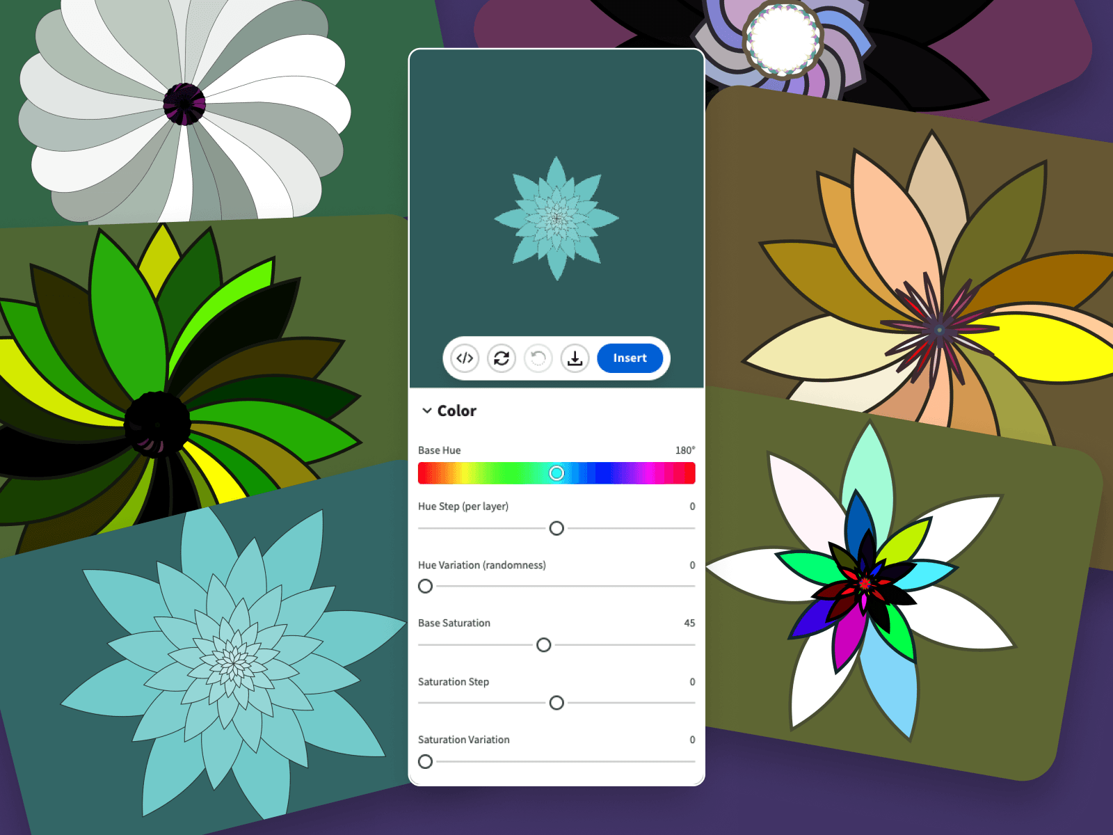 SVG Flower Generator