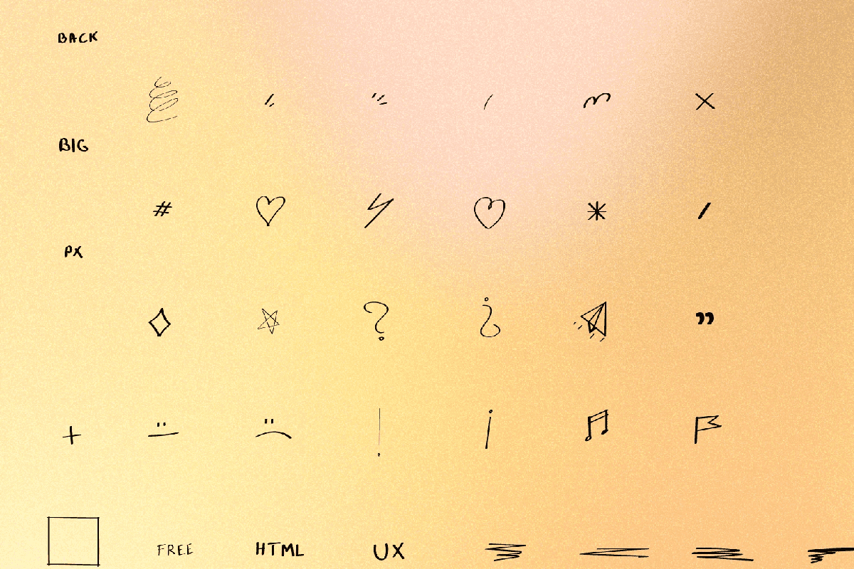 Hand-Drawn Wireframe