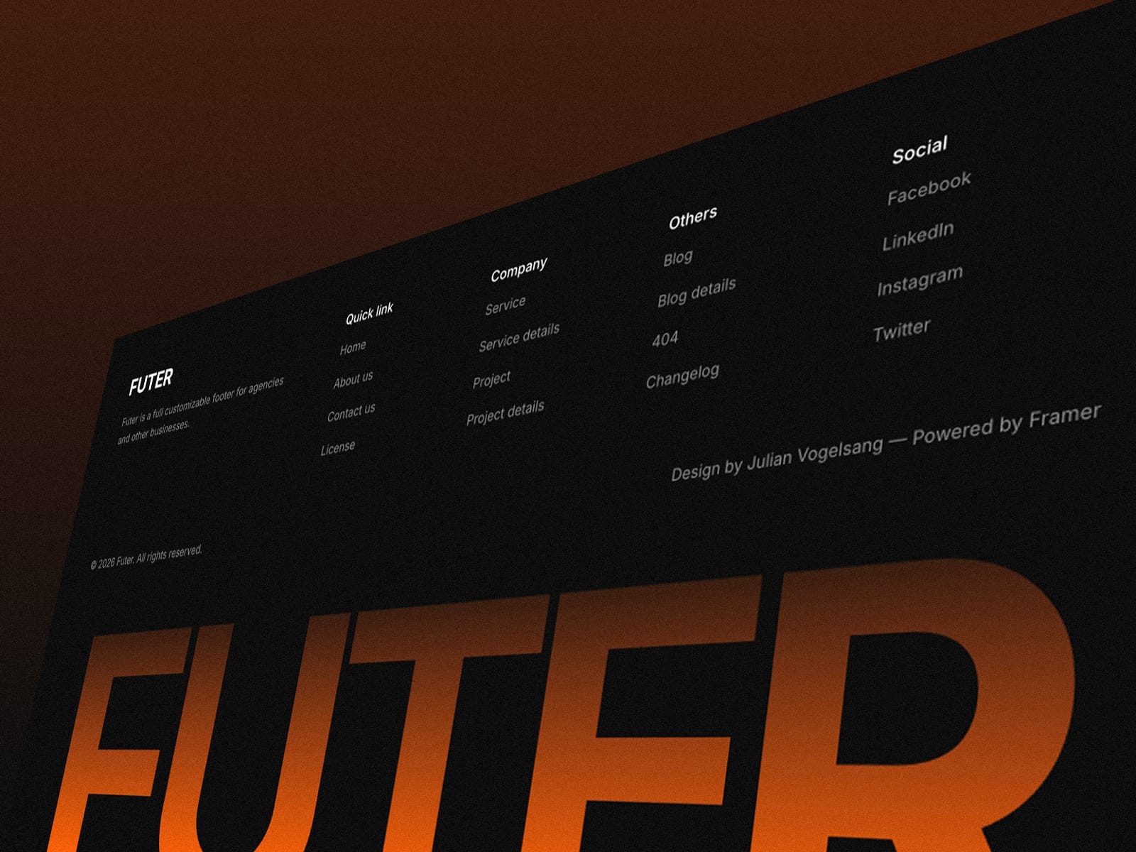 Footer - Futer