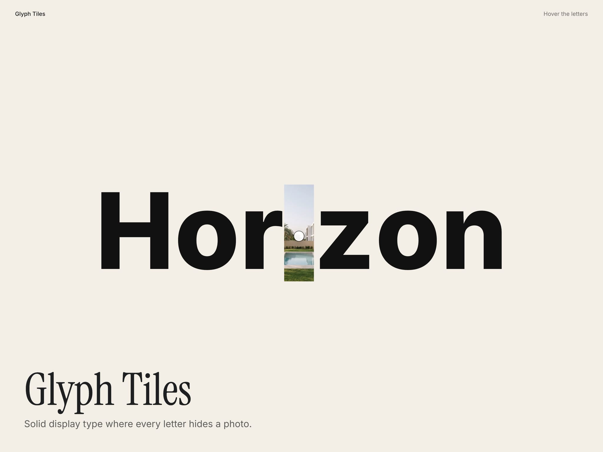 Glyph Tiles